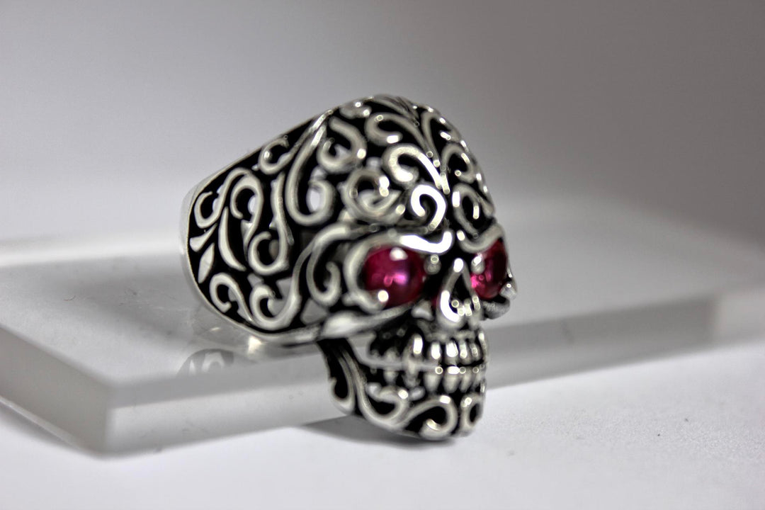 Skull | 925 טבעת כסף