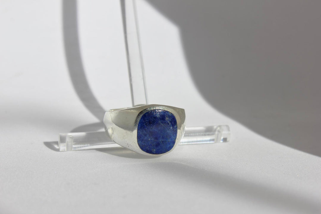 Blue Lapis | 925 טבעת כסף
