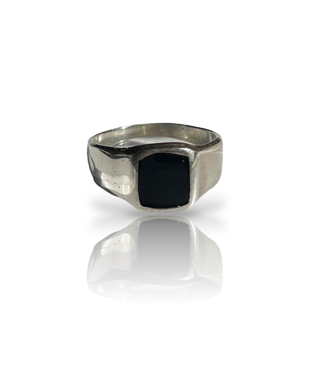 Black onyx v2 | 925 טבעת כסף